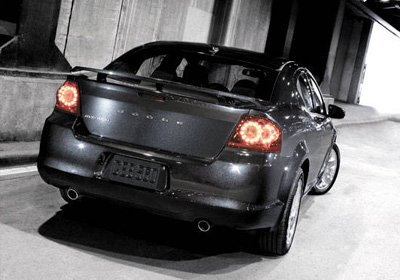 Available Rear Spoiler and Dual Chrome Exhaust Tips